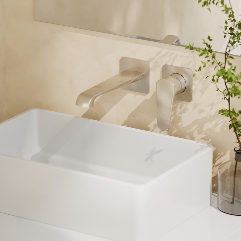 HB Montana Wall Mounted Basin Mixer - Select Colour