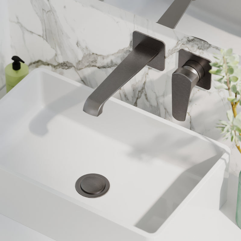 HB Montana Wall Mounted Basin Mixer - Select Colour