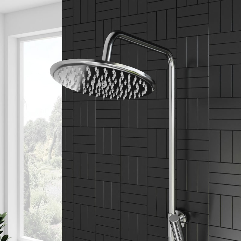 HB Core Thermostatic Rigid Exposed Shower System – Select Colour