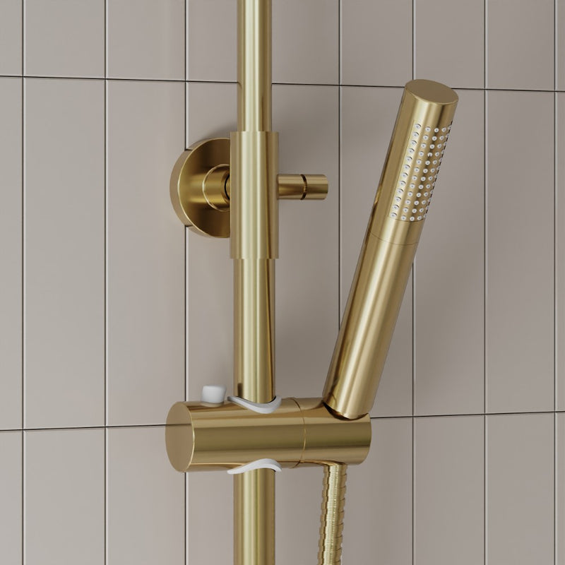 HB Core Thermostatic Rigid Exposed Shower System – Select Colour