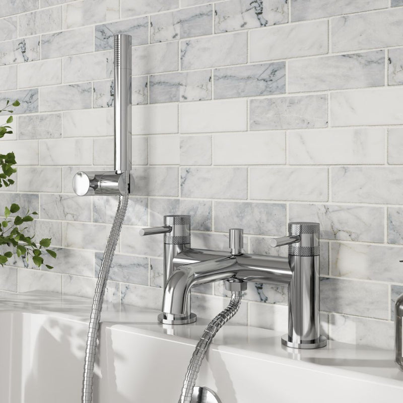 HB Core Deck Mounted Bath Shower Mixer - Select Colour