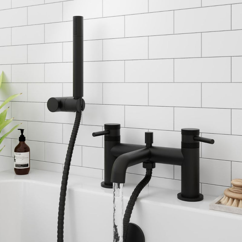 HB Core Deck Mounted Bath Shower Mixer - Select Colour