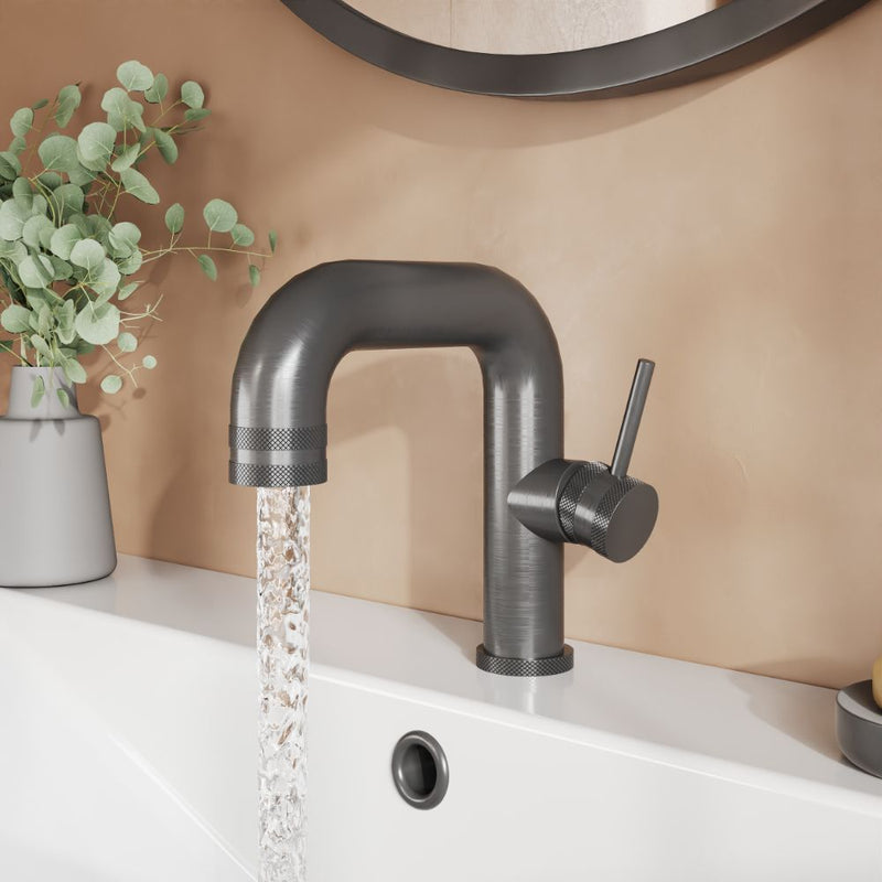 HB Core Side Lever Mono Basin Mixer - Select Colour