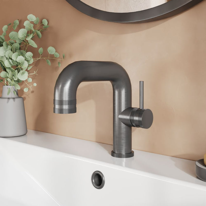 HB Core Side Lever Mono Basin Mixer - Select Colour