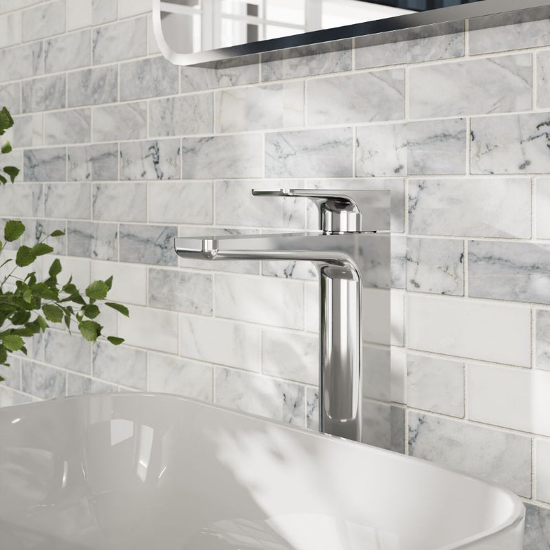 HB Muro Tall Mono Basin Mixer - Select Colour