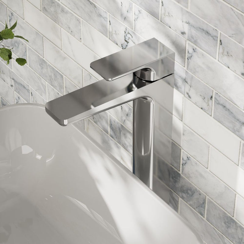 HB Muro Tall Mono Basin Mixer - Select Colour