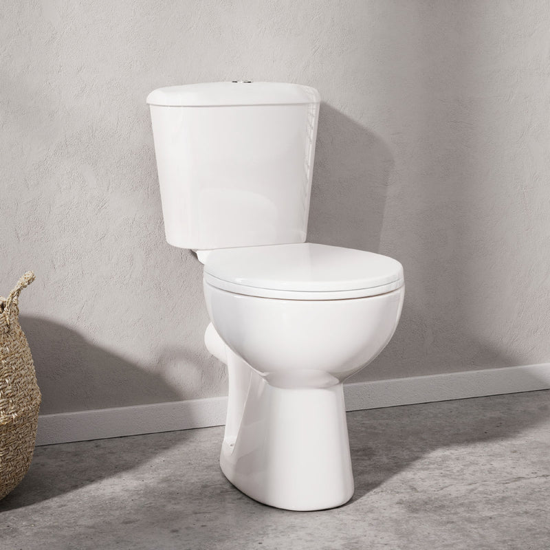 Banyetti Monte Proton Open Back Close Coupled Toilet with Soft Close Seat