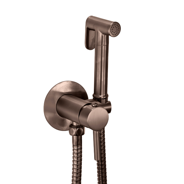 Banyetti Luca Round Thermostatic Douche - Brushed Bronze