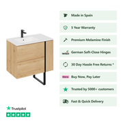 800mm / Lira Offset Basin / Yes