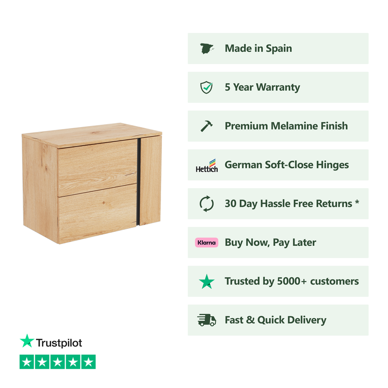 800mm / Matching Worktop / No