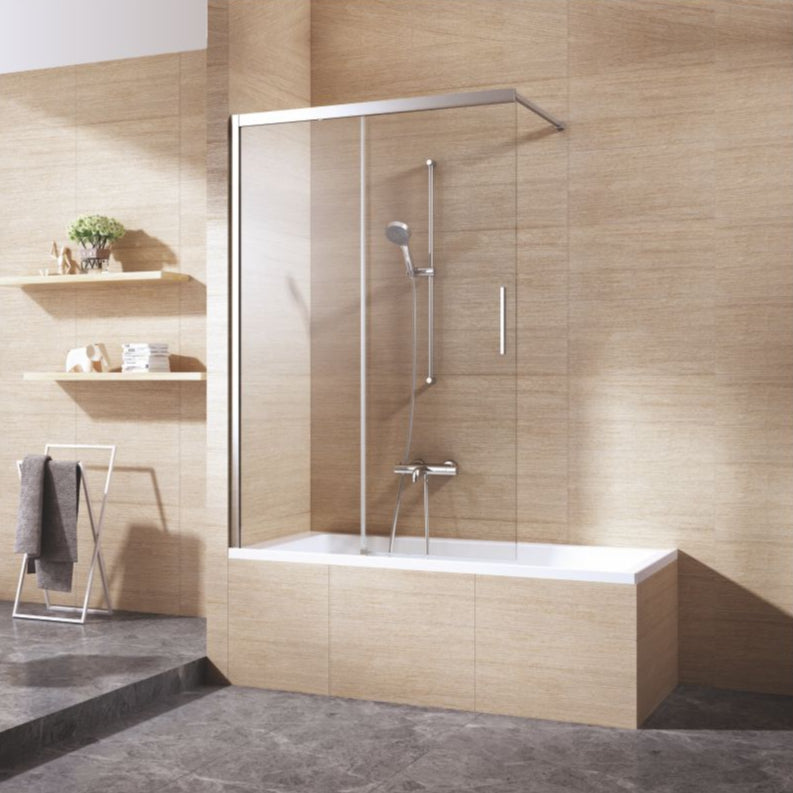 ATC 1200 x 1500 Sliding Bath Screen - Chrome