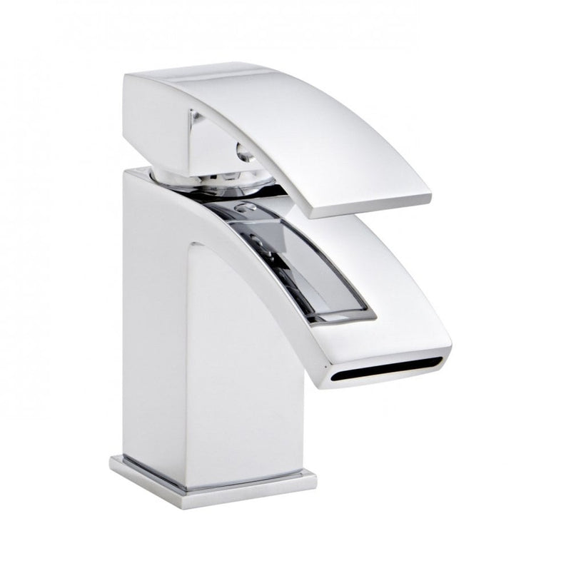 KV Flair Mono Basin Mixer with Click Waste - Chrome