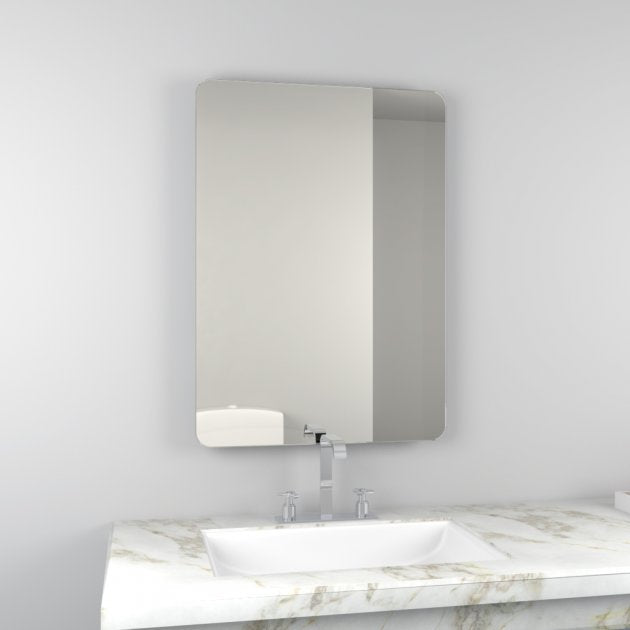 KV Garda 700mm x 500mm Rectangular LED Mirror – 3 Tone Light, Demister, Sensor Switch