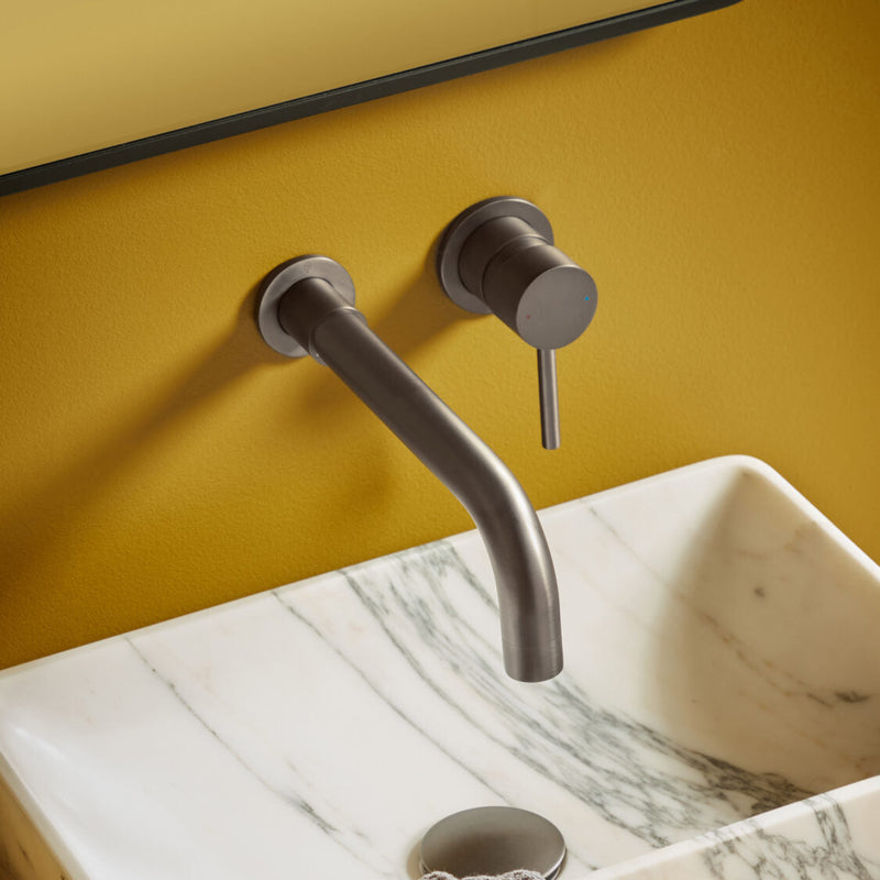 HB Core Wall Mounted Basin Mixer - Select Colour