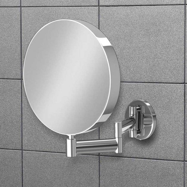 HIB Helix Round Magnifying Bathroom Mirror