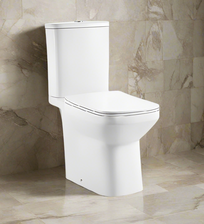 Banyetti Imperia Open Back Close Coupled Toilet with Soft Close Seat