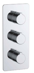 ATC Koya Twin Outlet Valve - Chrome