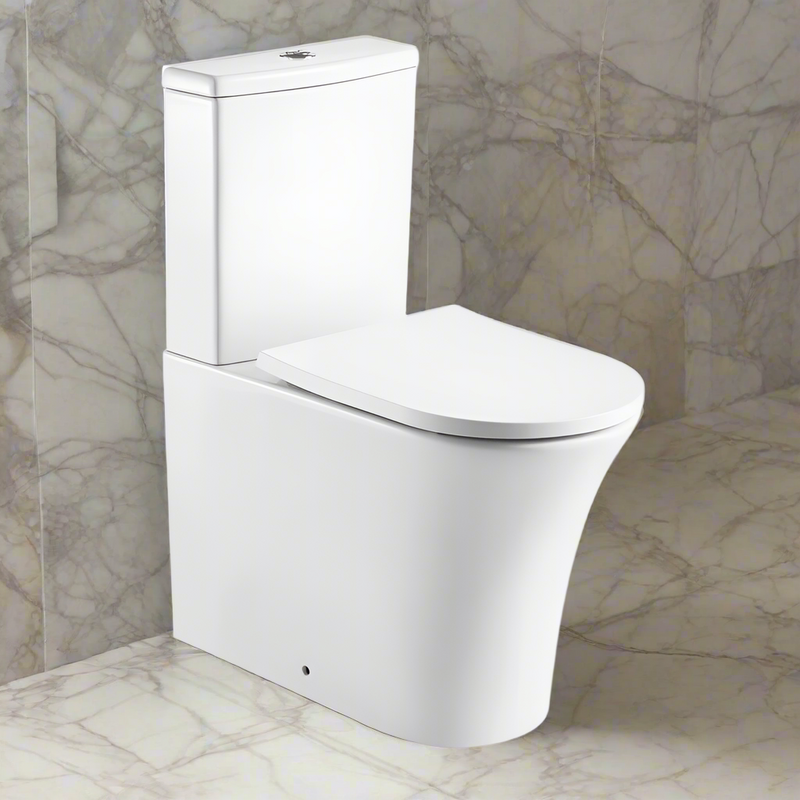 KV Kameo Close Coupled Back to Wall Toilet with Soft Close Seat