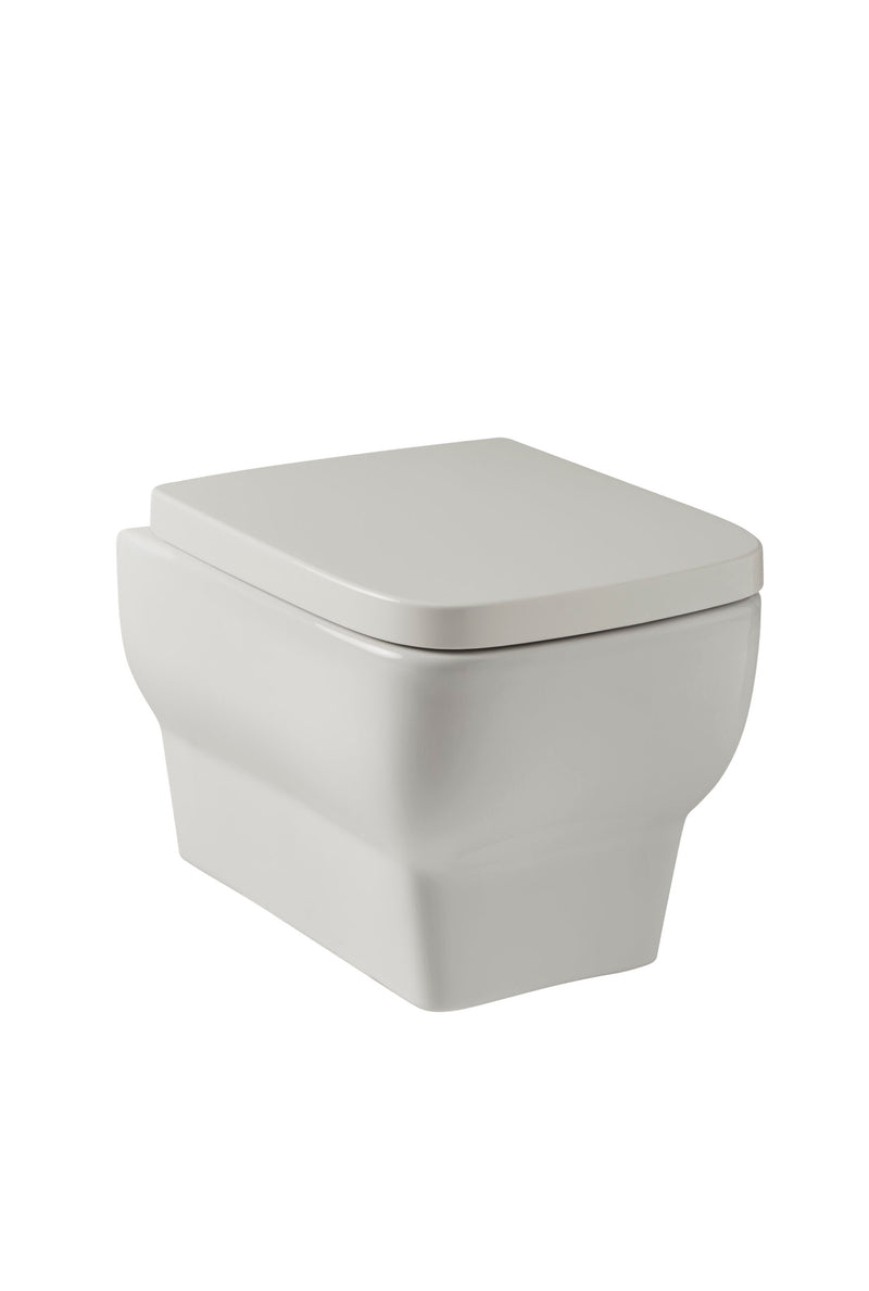KV Korsika Wall Hung Toilet Pan including Soft Close Seat