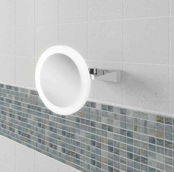HIB Libra LED Magnifying Bathroom Mirror