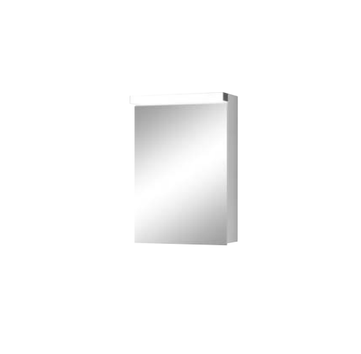 Linea Lumino 500mm LED Single Mirror Cabinet - White