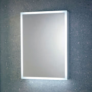 LED mirror cabinet with demister pad & shaver socket – front view of double‑door mirror cabinet in 800 mm × 700 mm size