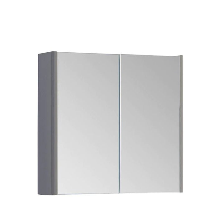 Kartell KVIT Options 800mm Mirror Cabinet - Basalt Grey