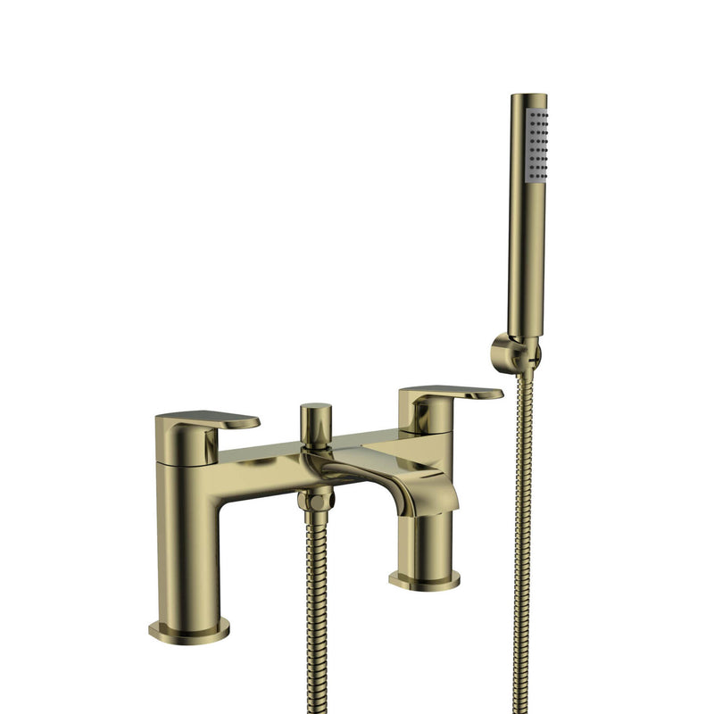 HB Montana Deck Mounted Bath Shower Mixer - Select Colour