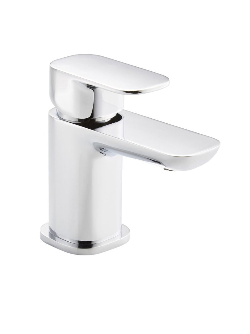 KV Visage Mini Mono Basin Mixer with Click Waste - Chrome