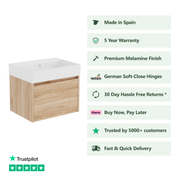 800mm / Veneto No Tap Hole Basin