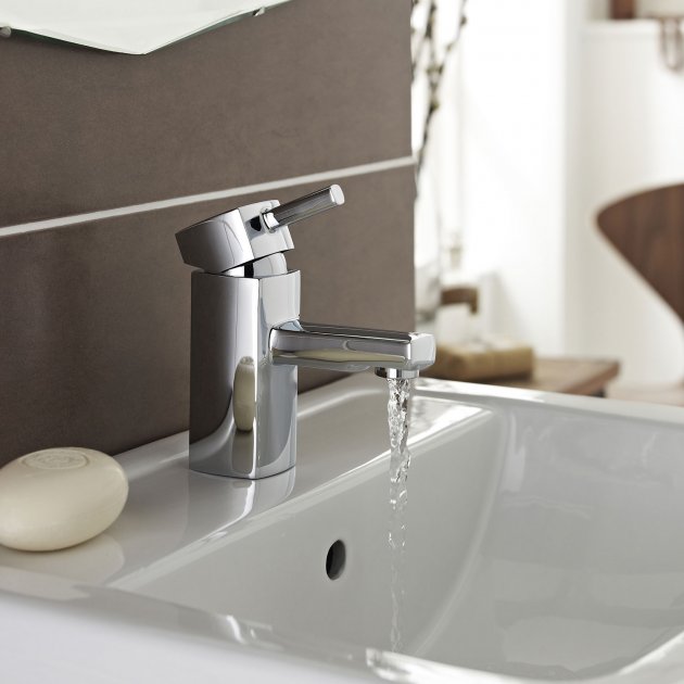 KV Mode Mono Basin Mixer with Click Waste - Chrome