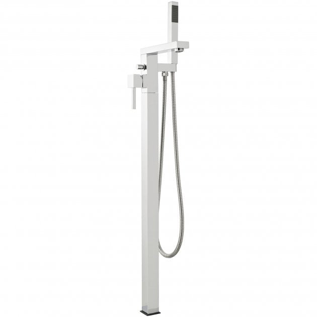 KV Pure Freestanding Bath Shower Mixer - Chrome