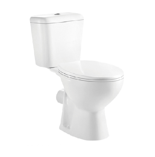 Banyetti Monte Open Back Close Coupled Toilet with Soft Close Seat