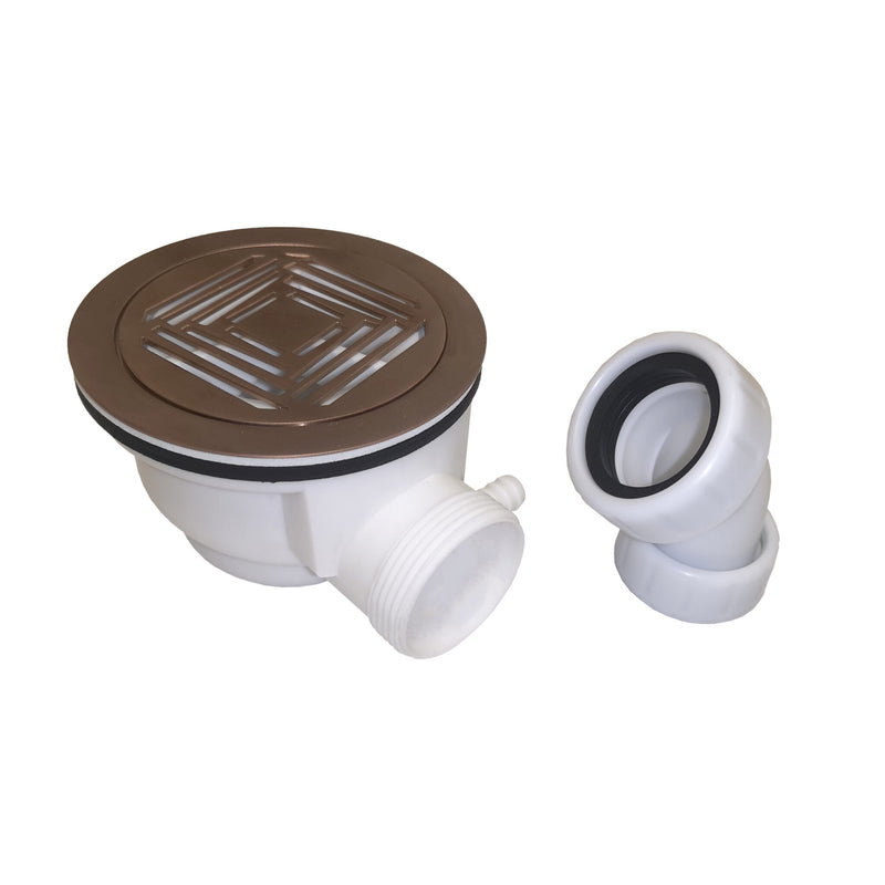 HB 90mm Fast Flow Shower Tray Waste - Select Colour