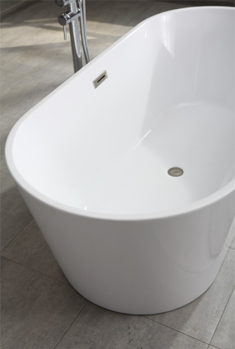 Banyetti Newton Freestanding Acrylic Bath - White (Select Size)