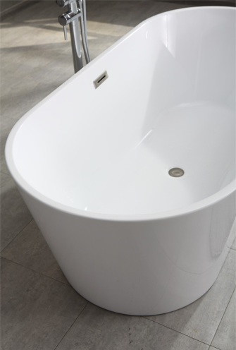 Banyetti Newton Freestanding Acrylic Bath - White (Choose Size)