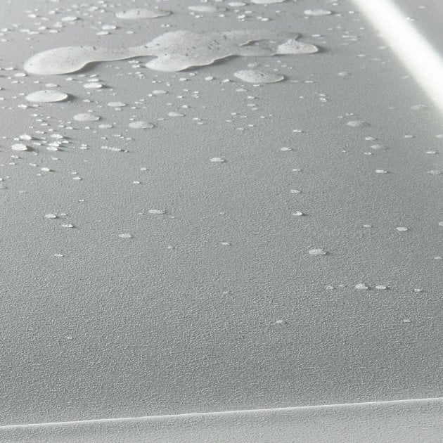 Top view of KVIT stone resin shower tray with anti-slip surface