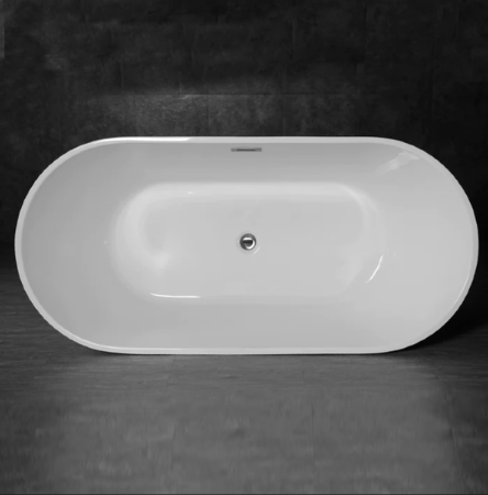 Banyetti Newton Noir Freestanding Acrylic Bath - Gloss Black (Select Size)
