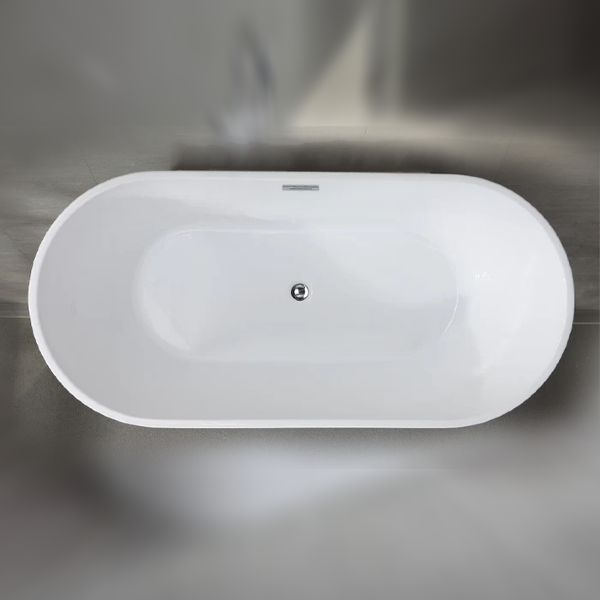 Banyetti Newton Freestanding Acrylic Bath - White (Select Size)