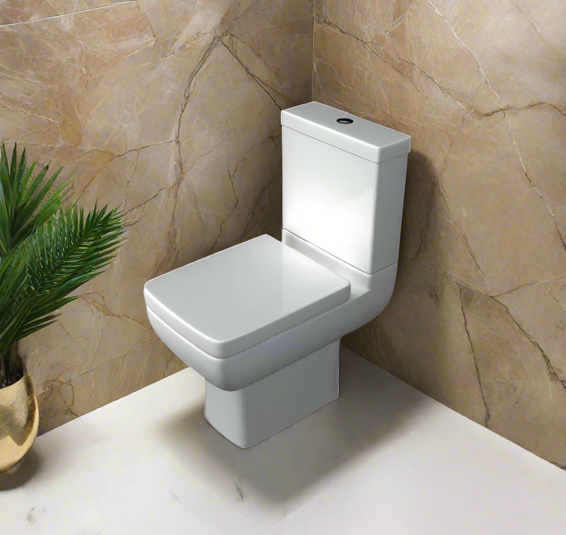 KV Options 600 Close Coupled Back to Wall Toilet with Soft Cose Seat
