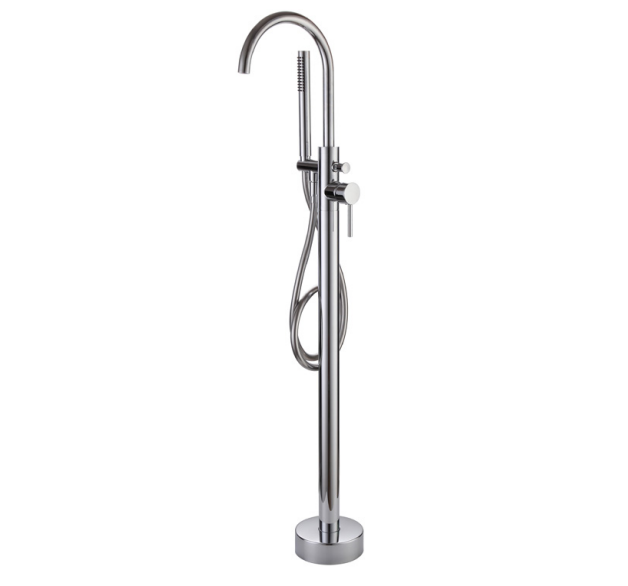 Alan T Carr Oria Freestanding Bath Shower Mixer - Chrome