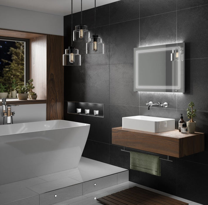 HIB Outline LED Bathroom Mirror - Choose Size