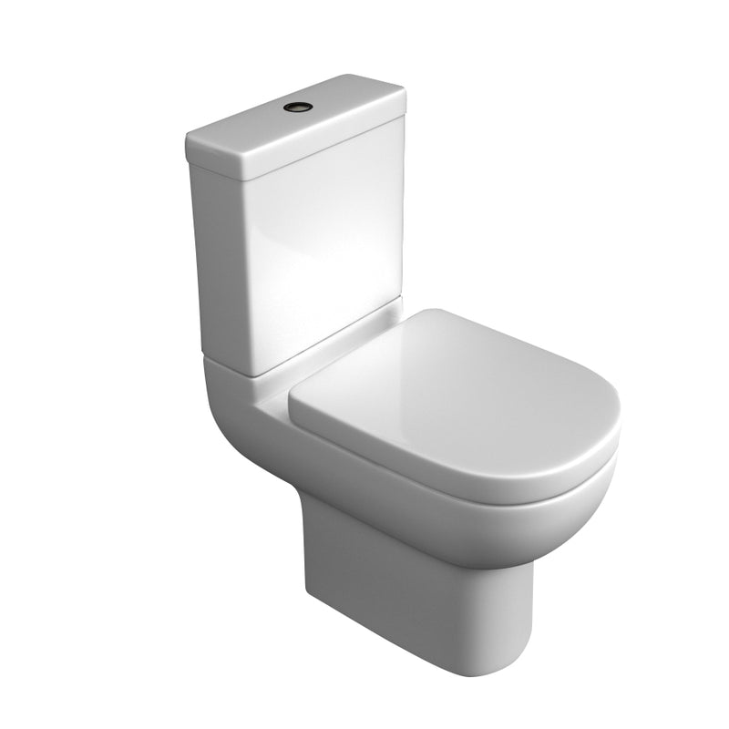 KV Studio Open Back Toilet including Soft Close Seat