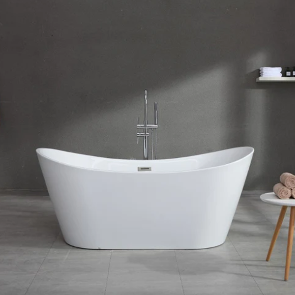 Banyetti Pure Freestanding Acrylic Bath - White (Select Size)