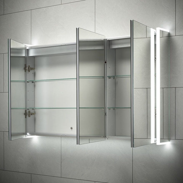 Linea Reason LED 1200mm Triple LED Mirror Cabinet