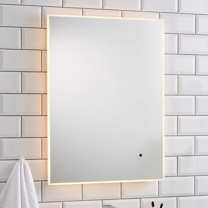 KV Seattle LED Mirror – 3 Tone Light, Demister, Sensor Switch – Various Sizes