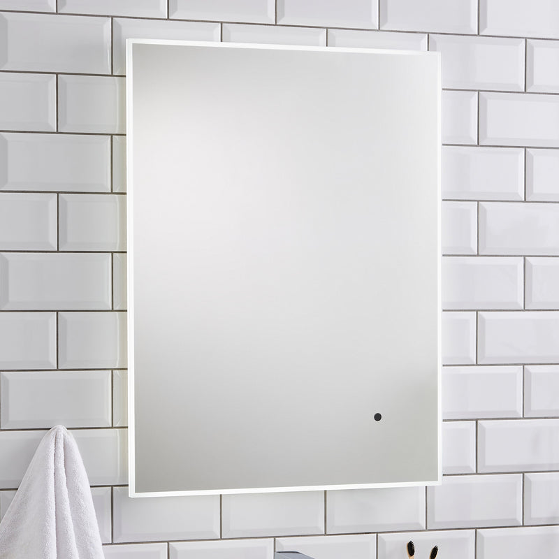 KV Seattle LED Mirror – 3 Tone Light, Demister, Sensor Switch – Various Sizes