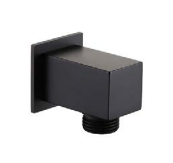 ATC Verne Wall Outlet Elbow - Black