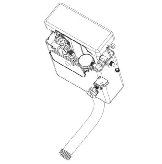 Top Access Dual Flush Concealed Cistern