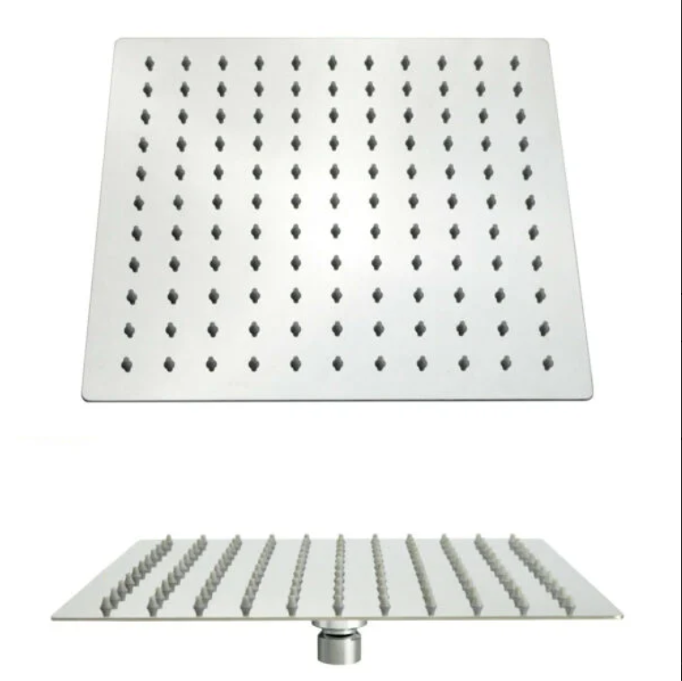 KV Square Shower Head - Chrome